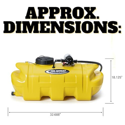 15 Gallon Gold Spot Sprayer – Prime Pump (60 PSI) - style: Gold - 15 Gallon