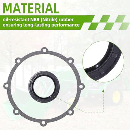 for John Deere 1025r 2025r Front Axle Seal and Gasket Repair Kit