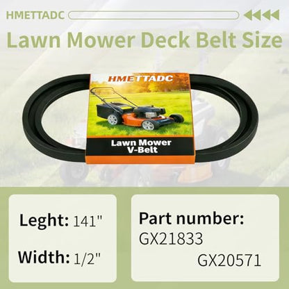 119-8820 Deck Belt Replacement for Toro TimeCutter 50" - size: 119-8820(1/2" x 141")