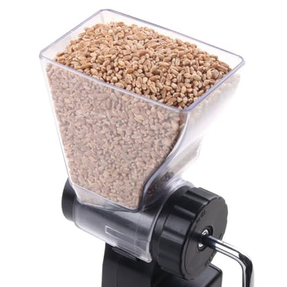 Kitchen Crop Grain Mill Wheat Flour Grinder, Stainless Steel Metal Burrs (The Grain Mill + The Motor) - size: The Grain Mill + The Motor
