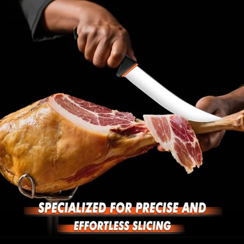 TIVOLI Slicing Knife 8 Inch - Brisket Knife with Non-Slip Softgrip - size: 7.9"