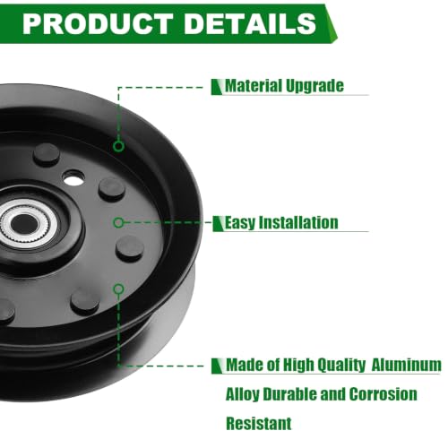 Idler Pulley 07350100 07300006 07300039 07300111 Fits Ariens Edge 34“ 42” 52“ Zoom 1634 1540 Gravely ZTX42 ZTXL42 Mower - color: 07350100 07300039
