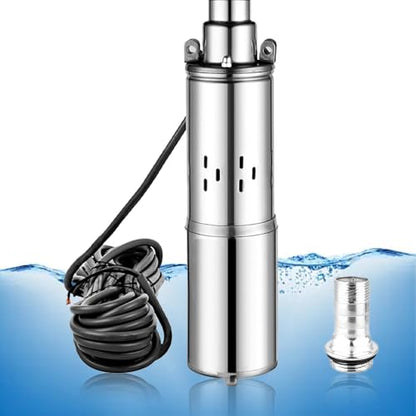 24V DC Solar Deep Well Pump,260W Submersible Water Pump,131FT Lift