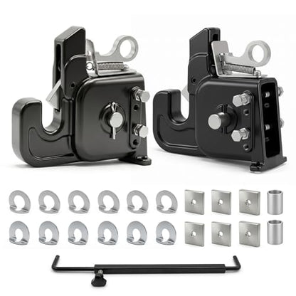 2026 Upgraded Cat 1&2 Tractor Easy Change Quick Hitch System, 3-Point Hitch - color: Black