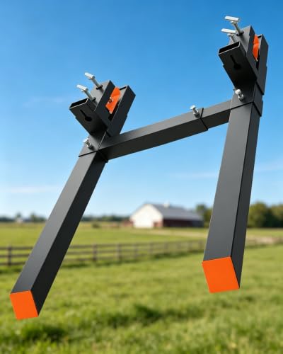 Takywep 60 Inch Clamp On Pallet Forks 2000 LBS Alloy Steel Tractor Fork