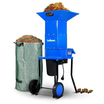 Landworks Electric Leaf Mulcher & Shredder - 15-AMP, 1800W