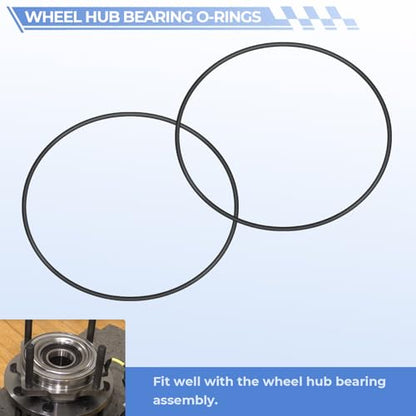 Front Axle Seal and U Joints kit with Oil Seal O Ring Compatible with Ford F250 F350 F450 F550 Super Duty Excursion 1998-2005 Replace for 50381 50491 SPL55-4