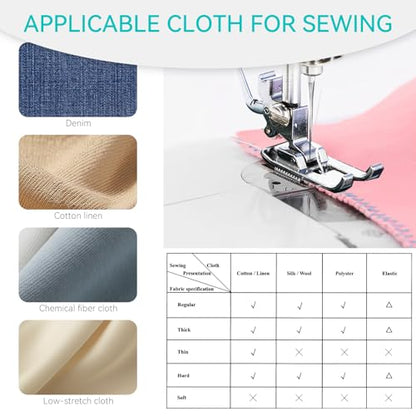 Mini Sewing Machine for Beginners, Portable Sewing Machine with 12 Stitches - color: Purple