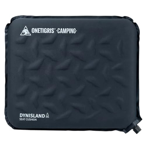 ONETIGRIS Inflatable Seat Cushion, Lightweight Waterproof Seat Pad - color: 1 Pack Black