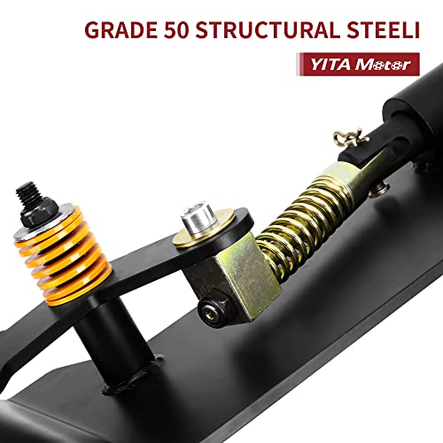 YITAMOTOR Global Skid Steer Quick Tach Adapter, Weld-On Bobtach Latch Box