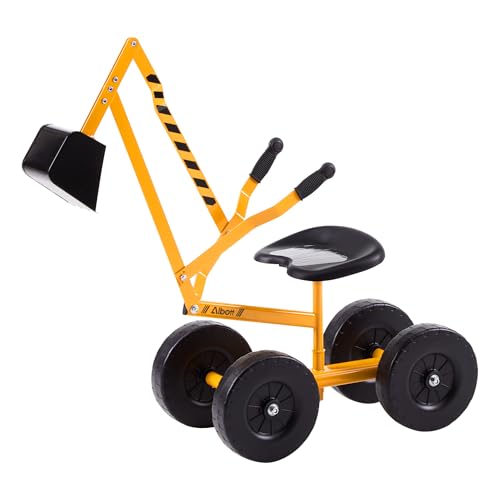 Albott Ride On Sand Digger Excavator Toys - color: Yellow