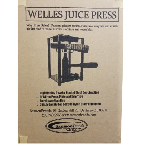 WELLES PRESS - True Cold Pressed Juice 2 Tons of Hydraulic Pressure