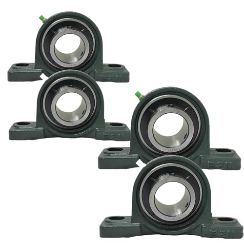 (4-Pack) 5/8" UCP202-10 Premium Quality Self-Align Pillow Block Mounted Bearing