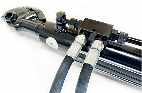 Hydraulic Top Link Cat 2+2 with Hook, 23-6"-33,65" / 8"Stroke with Valve+Hoses