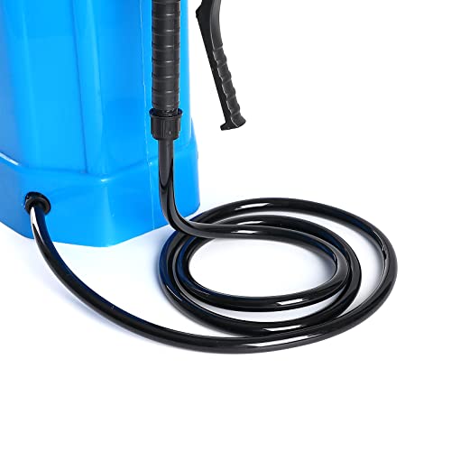 PVC Replacement Hose for Sprayers, Nylon Reinforced Replacement Hose with Fixing Nut for Garden Water Pump Outlet, Replacement Accessories for Garden Backpack Sprayers