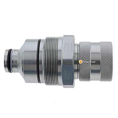 FridayParts Hydraulic Flat Face Quick Connect Coupler AT406475 - size: Female Coupler AT406475
