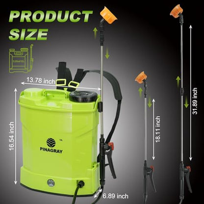 3.2 Gal Battery Backpack Sprayer, Compatible with Makita 21V - color: 3.2 Gal Backpack Sprayer