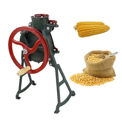Corn Sheller Heavy Duty Shelling Machine Corn Sheller Machine Walnut Farm Corn Thresher Corn Thresher Tool Can be Connected to an Electric Crawler Cast Iron Manual Thresher for Dry Corn