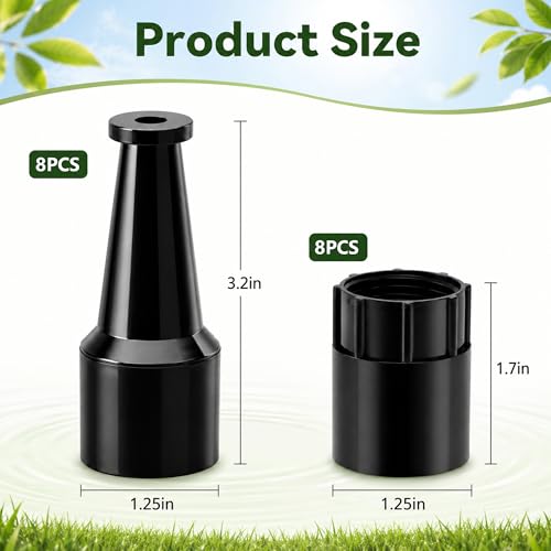 8 Set Walkway Tunnel Kit, Under Sidewalk Boring Tool for 3/4 Inches Pipe - color: 8 Set