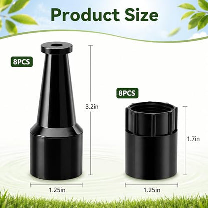 8 Set Walkway Tunnel Kit, Under Sidewalk Boring Tool for 3/4 Inches Pipe - color: 8 Set