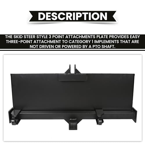 ECOTRIC Universal 3 Point Attachment Adapter Adjustable Width Lift Arms - style: Universal
