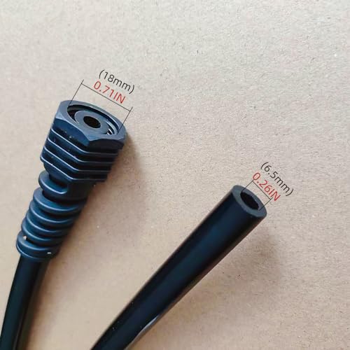 Backpack Sprayer PVC Thickened Alternative Hose,Garden Water Pump Outlet Hose,Including Fixing Nuts and Clamps, Detachable and Replaceable