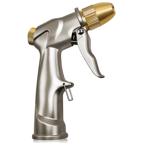 ARXIVE Heavy Duty Garden Hose Nozzle, High Pressure Handheld Sprayer