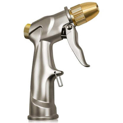ARXIVE Heavy Duty Garden Hose Nozzle, High Pressure Handheld Sprayer