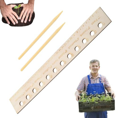 Seed Spacer Planting Tool, Garden Seed Spacing Ruler