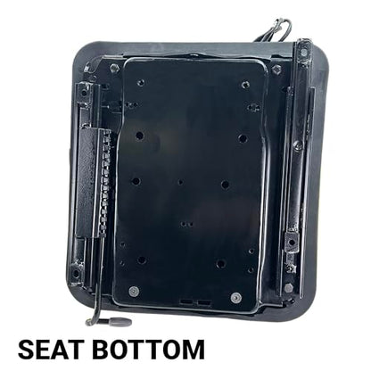 E-AS69YL Universal Yellow Suspension Seat for John Deere Equipment (Tractor, Mower & More)