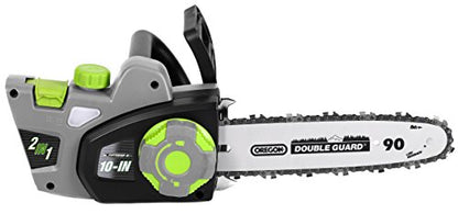 Earthwise CVP41810 2-in-1 Convertible Pole Hedge Trimmer - style: 4-in-1 Pole Hedge/Chainsaw