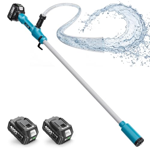 SEESII Cordless Stick Water Pump, 2.2" Slim Head, Water & Diesel Transfer - color: Sapphire Blue