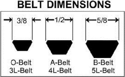 7" OD Weld-A-Pulley Fits A (0.50 W") & B Belts (0.66" W) (Hub Sold Separately)
