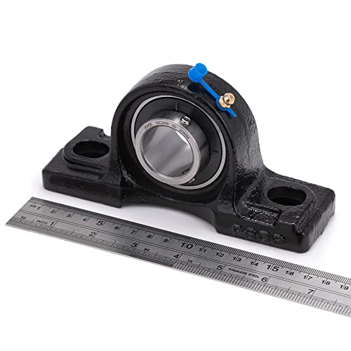 XIKE 2 Pcs UCP206 Bore 30mm Pillow Block Mounted Ball Bearings - size: UCP206 Bore 1-3/16"