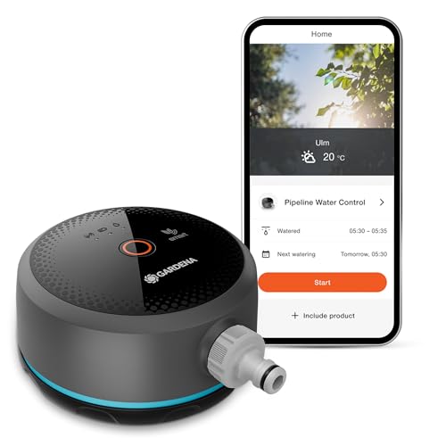 Gardena smart Pipeline Water Control Pipeline; water controls; smart: Data-driven irrigation*, Smart home integration*, For permanently installed irrigation systems (19050-20)