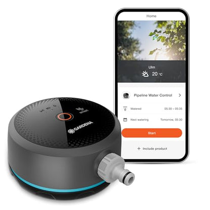 Gardena smart Pipeline Water Control Pipeline; water controls; smart: Data-driven irrigation*, Smart home integration*, For permanently installed irrigation systems (19050-20)