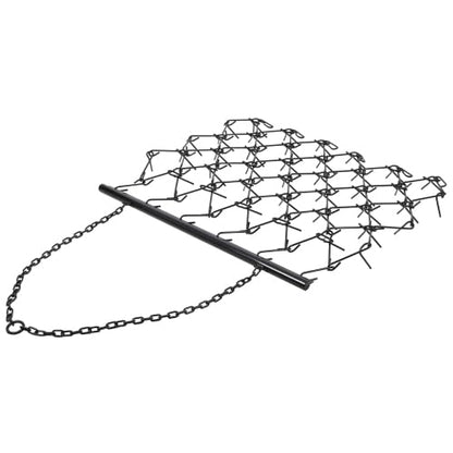 5FTX4.5FT Heavy-Duty Steel Drag Harrow,Field Leveling Chain Rake,Black - size: 5FT x 4.5FT