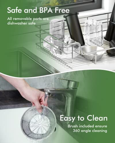 SIFENE 350W Compact Centrifugal Juicer Machine, 2.5" Chute, 3-Speed, White - color: White