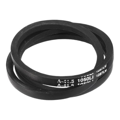 uxcell A41 1/2 Classic Wrapped V-Belt, 43" Outside Circumference, Black, Industrial Rubber V-Belt - size: A41 1/2