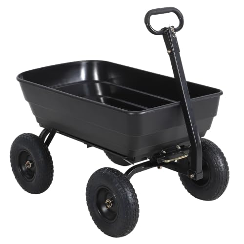 Garden Dump Cart 1200LB Heavy Duty - size: 1200LBS