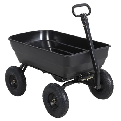 Garden Dump Cart 1200LB Heavy Duty - size: 1200LBS