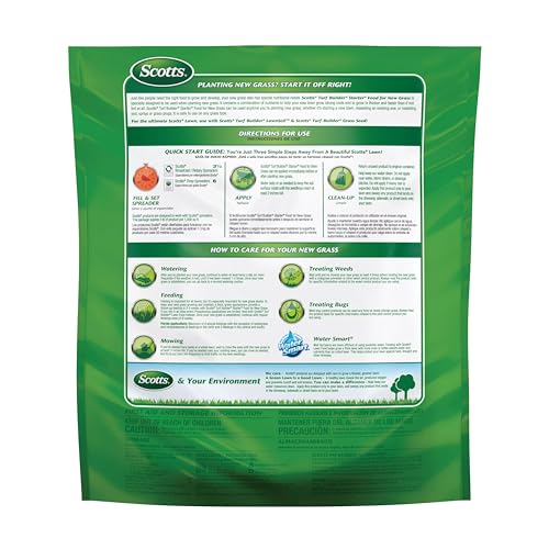 Scotts Turf Builder Starter Food for New Grass, 3 lbs. - size: 1,000 sq. ft., style: Standard