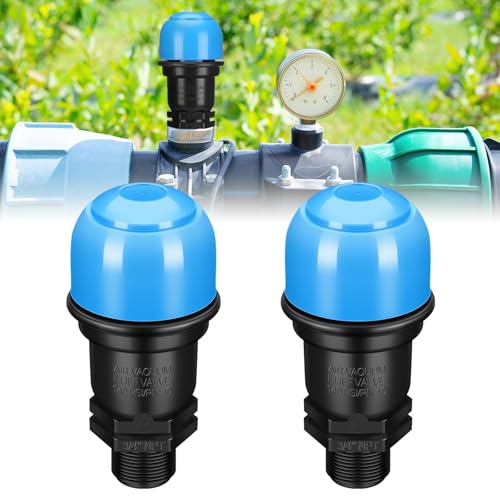 Threlaco 2 Pack 3/4 Inches Air Release Valve Air and Vacuum Release - size: 3/4 Inches