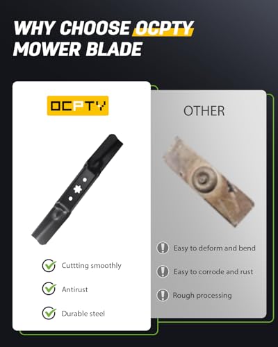 OCPTY 34" /50" Deck Mower Blades Fit for Cub Cadet for Troy Bilt 942-05052A