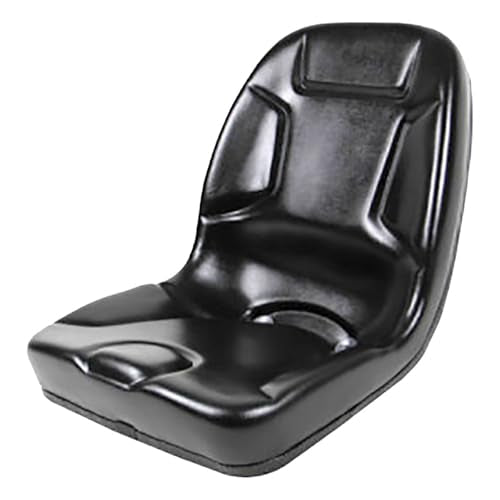 Black Vinyl Seat Fits Kubota, John Deere, Massey Ferguson, Yanmar B20