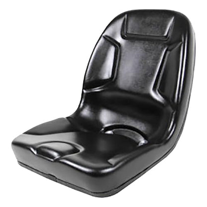 Black Vinyl Seat Fits Kubota, John Deere, Massey Ferguson, Yanmar B20