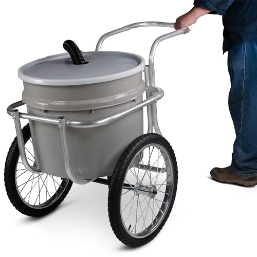 Water Cart - 20 Gallon Portable Watering System with Large 20" Wheels
