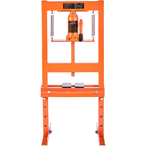 VEVOR Hydraulic 6 Ton H-Frame Garage Floor Adjustable Shop Press