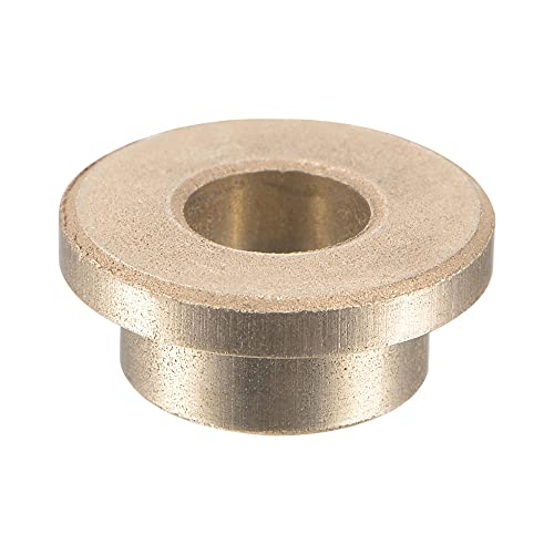 uxcell 4pcs Flange Sleeve Bearings 6mmBore,10mmOD,6mm L,Sintered Bronze - size: 6x10x6mm