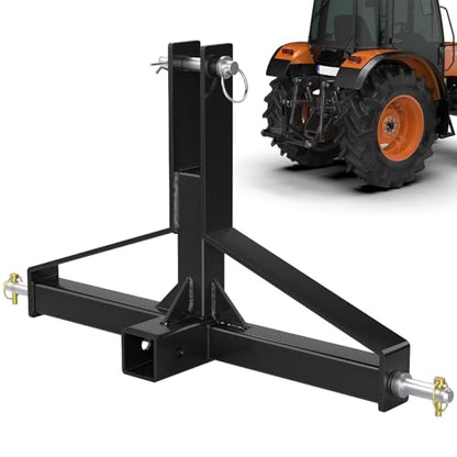 3 Point Hitch Receiver Quick Hitch Compatible, Cat.1 Tractor Mover Draw Bar